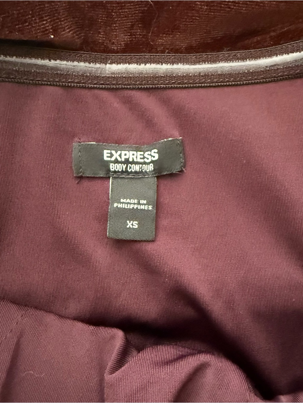 Express Velvet Top - Picture 4 of 4